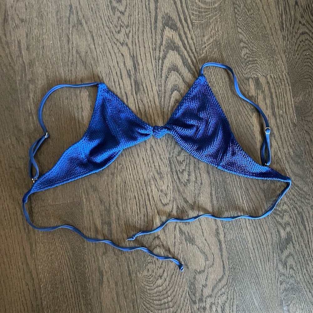 Skatie Swim Royal blue triangle set!!